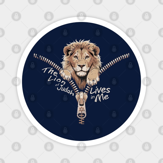 The Lion of Judah Lives in Me Magnet by Thank HaShem